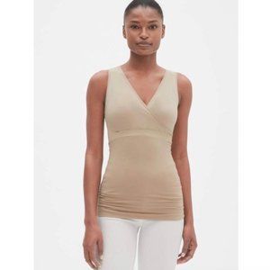 SPANX Compression Slimming Wrap Tank Top, Nude, XL